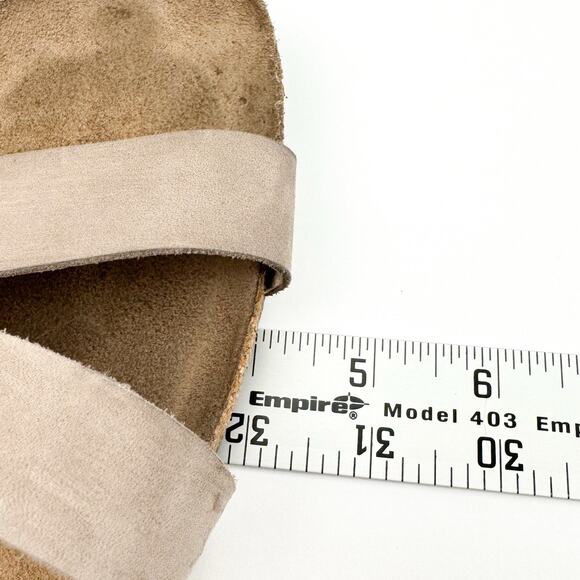 Noat Kayla Gray Suede Nubuck Leather Strappy Wedge Sandal 13 Comfort Lightweight - Picture 8 of 16